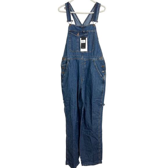 One Teaspoon Denim - One Teaspoon Blue Night Stanton St Oversized Overalls NWT Size Med